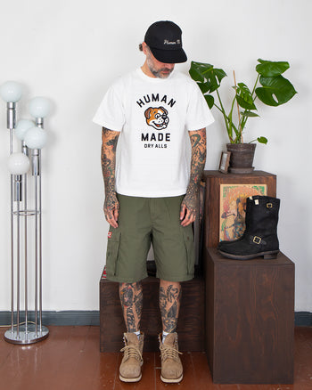 Human Made 5 Panel Twill Cap, Navy