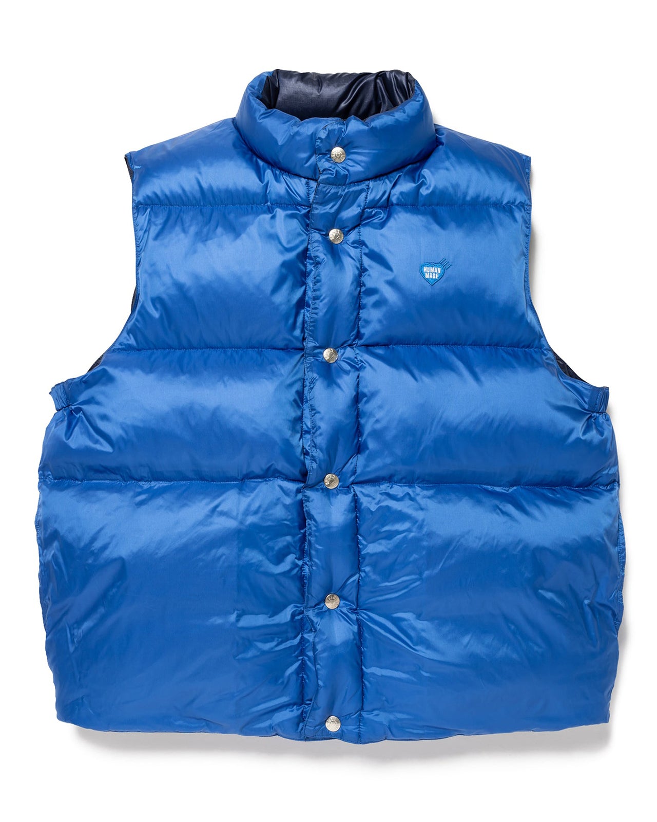 Human Made Reversible Down Vest, Navy