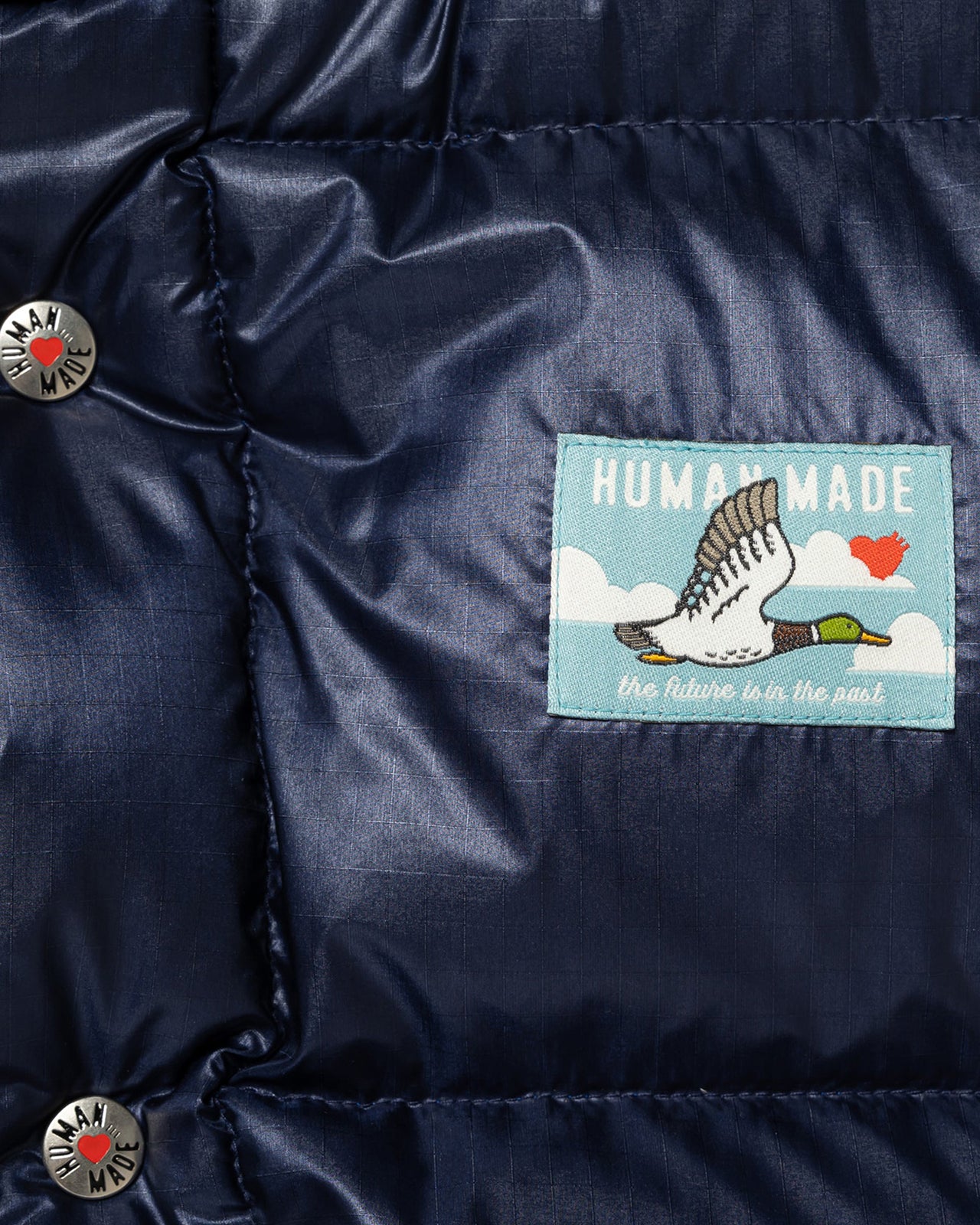 Human Made Reversible Down Vest, Navy
