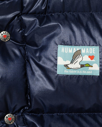 Human Made Reversible Down Vest, Navy