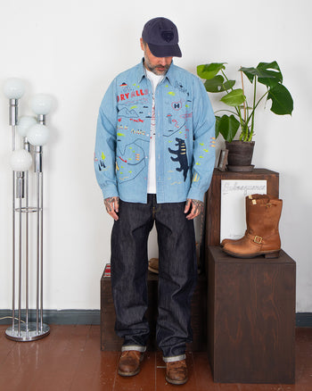 Human Made Embroidered Work Shirt