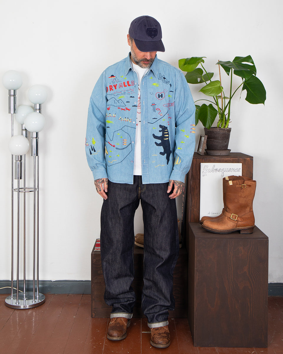 Human Made Embroidered Work Shirt