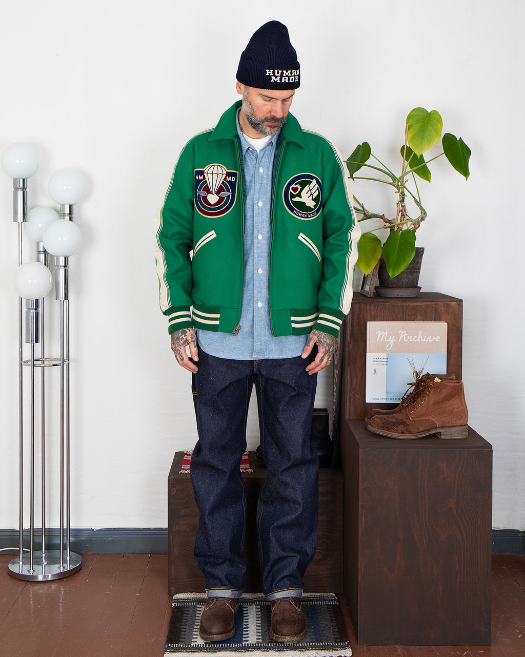 Human Made Military Watch Cap, Navy