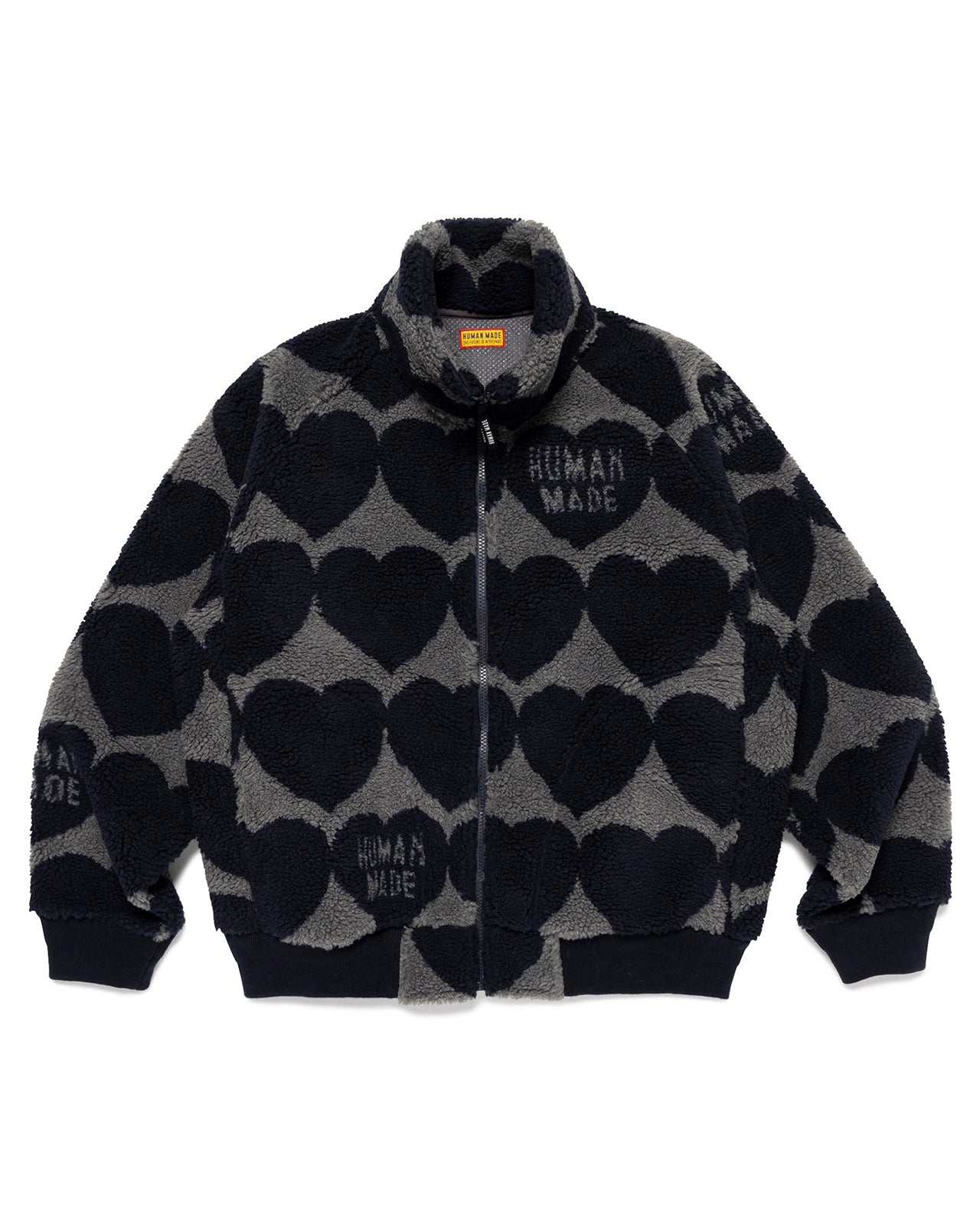 Human Made Heart Fleece Jacket, Navy – Pancho And Lefty - Online Store