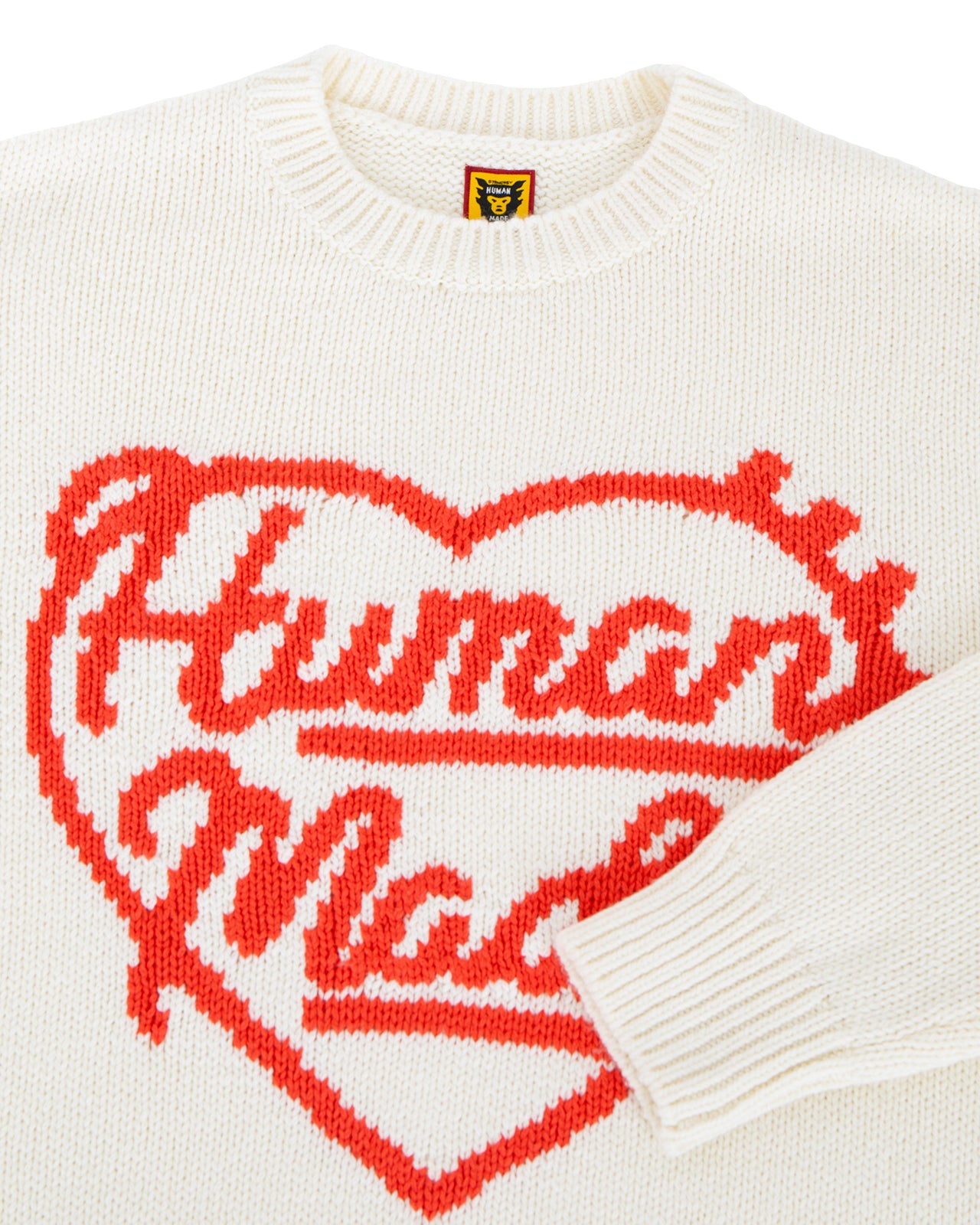 Human Made Low Gauge Knit Sweater, White