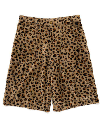 Human Made Leopard  Shorts, Beige