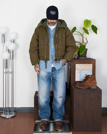 Human Made Hooded Blouson, Olive Drab