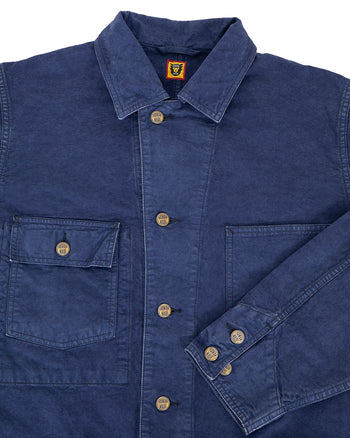 Human Made Garment Dyed Coverall Jacket, Navy