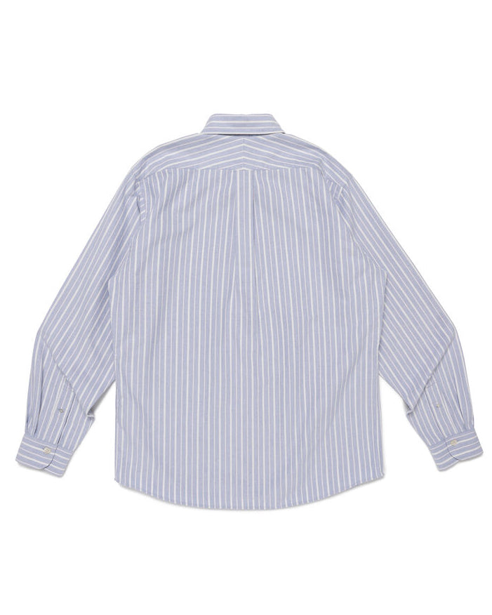 Human Made Stripe Ox B.D Shirt, Blue