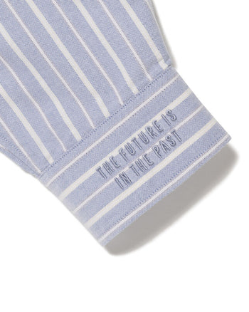 Human Made Stripe Ox B.D Shirt, Blue