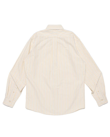 Human Made Stripe Ox B.D Shirt, Yellow