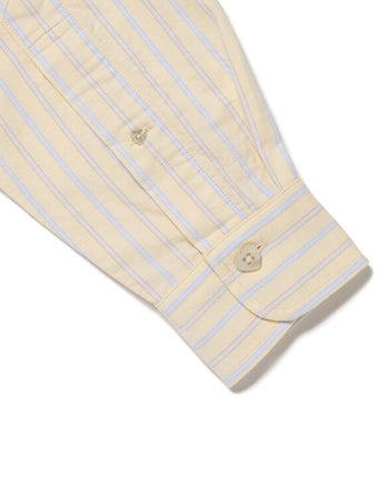 Human Made Stripe Ox B.D Shirt, Yellow