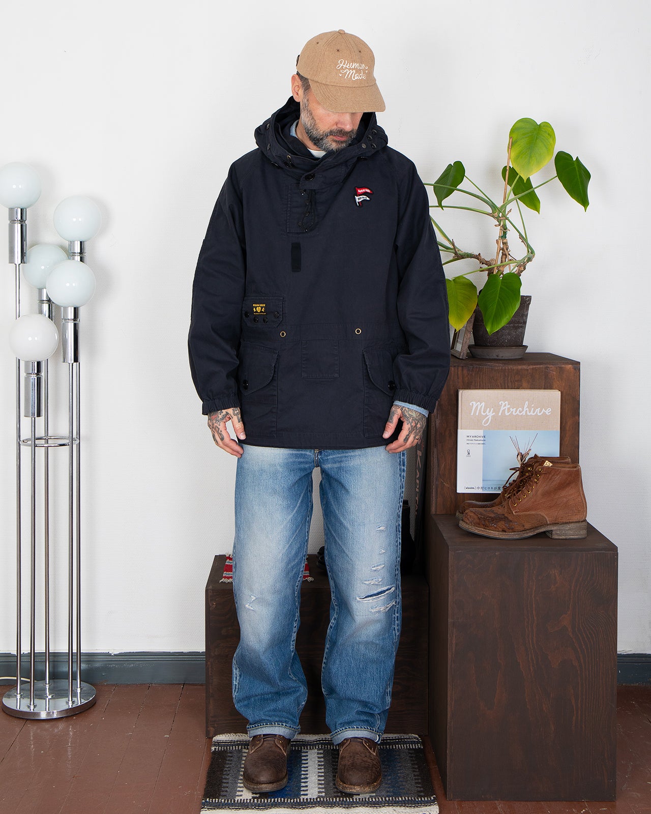 Human Made Military Smock, Navy