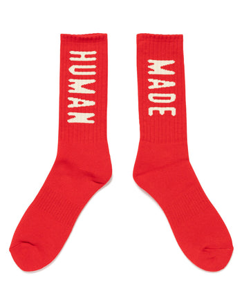 Human Made Logo Socks, Red