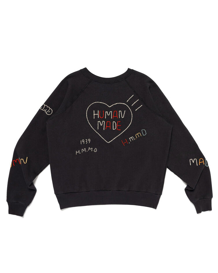 トップス [Human Made] Embroidered Sweatshirt - S Human Made Embroidered Sweatshirt – Pancho And Lefty - Online Store