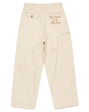 Human Made Wide Chino Pants, White