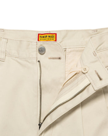 Human Made Wide Chino Pants, White