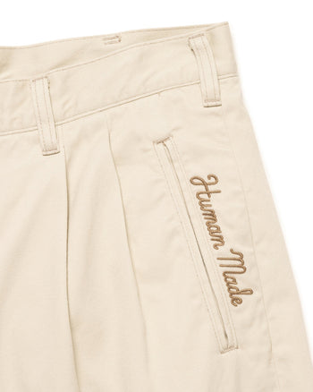 Human Made Wide Chino Pants, White