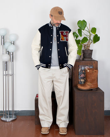 Human Made Wide Chino Pants, White