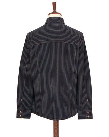 Indigofera Copeland Jacket, Sable Stripe