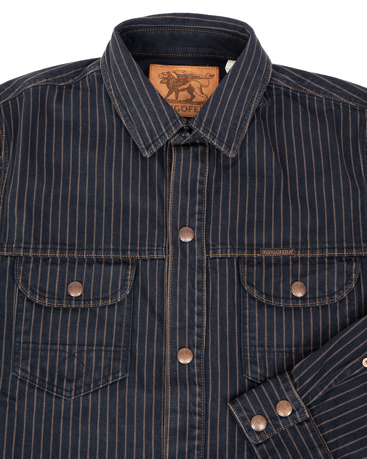 Indigofera Copeland Jacket, Sable Stripe