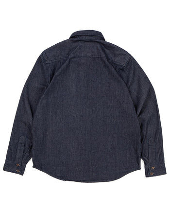 Indigofera Alamo Shirt, 8oz Denim, Indigo