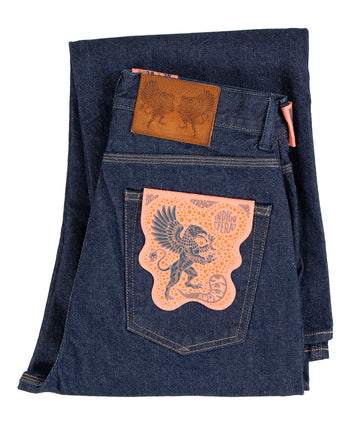 Indigofera Audrey Denim Pants, Soaked