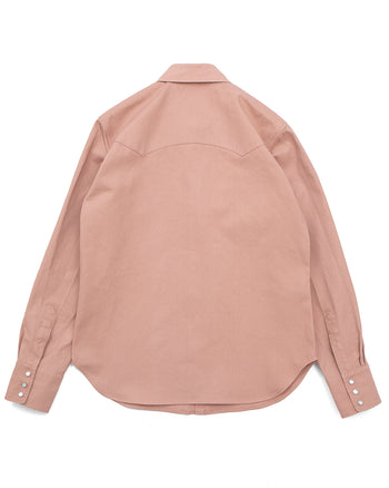 Indigofera Bowman Shirt, Roxboro Cotton 9oz Canvas, Mountain Coral