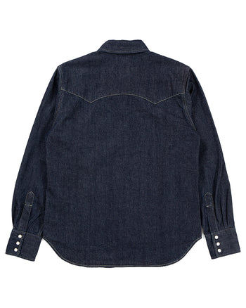 Indigofera Bowman Shirt, 50s Denim, Soaked
