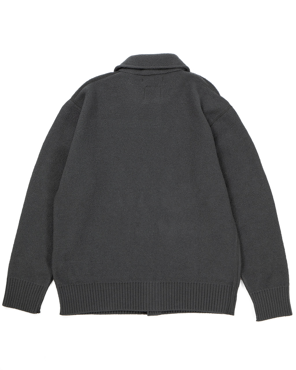 Indigofera Brewster Wool Cardigan, Dark Grey