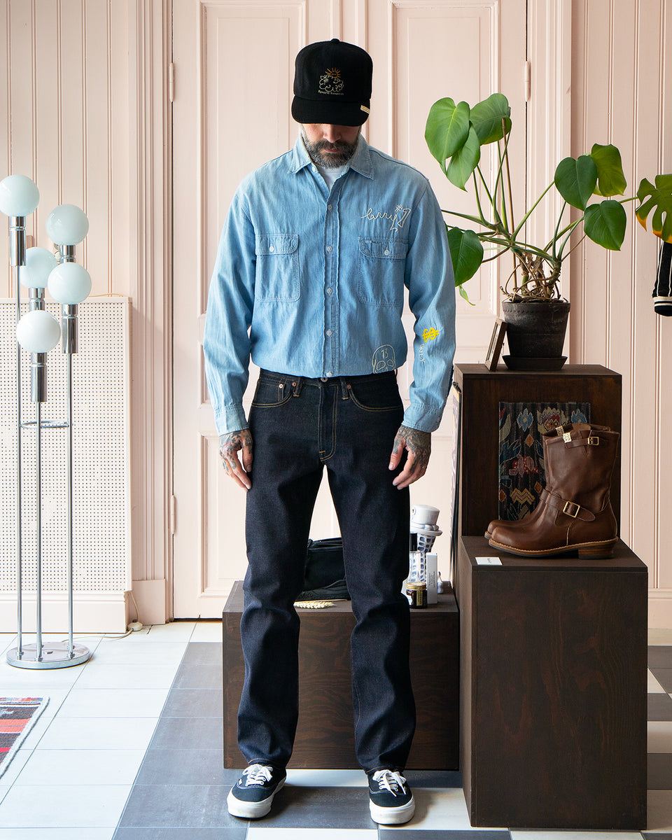 Indigofera Buck Jeans, Shiroyama Rinse