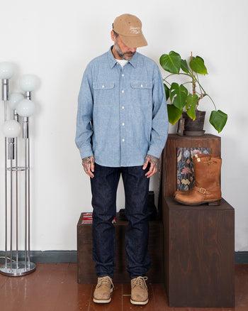 Indigofera Buck Jeans, Shiroyama, Soaked