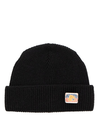 Indigofera Radec Wool Cap, Black