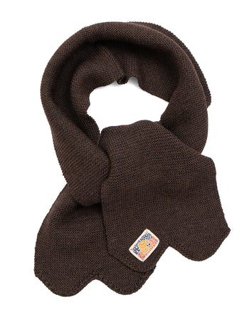 Indigofera Chilcoot Merino Wool Scarf, Brown