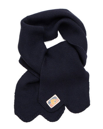 Indigofera Chilcoot Merino Wool Scarf, Navy
