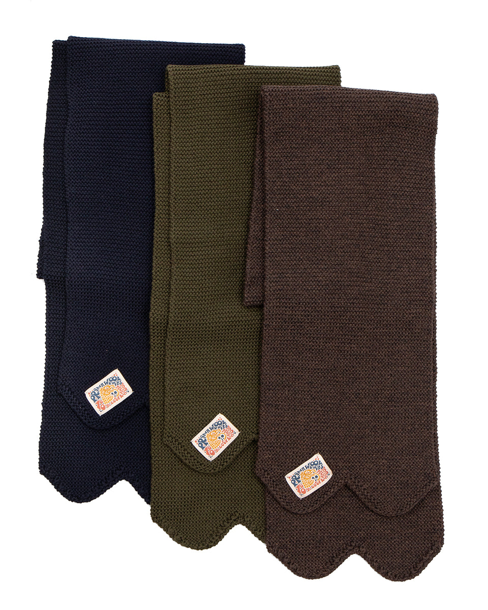 Indigofera Chilcoot Merino Wool Scarf, Brown