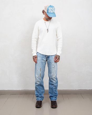 Indigofera Clyde Long Sleeve, Cocatoo White