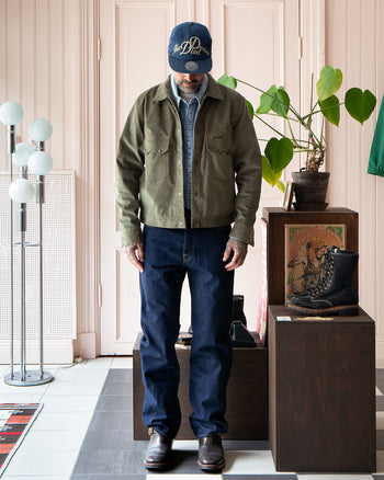 Indigofera Kain Jeans, Vintage 70s Denim, Rinsed