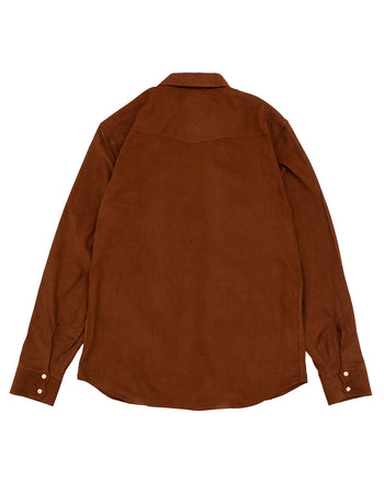 Indigofera Dollard Shirt, Cotton Corduroy, Brown