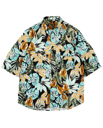 Indigofera Delray Shirt, Hawaii Print