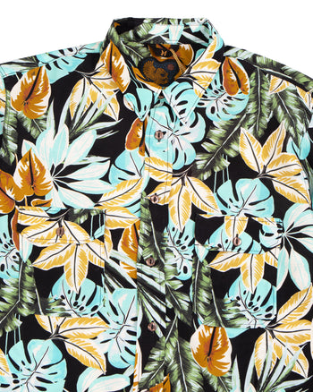 Indigofera Delray Shirt, Hawaii Print