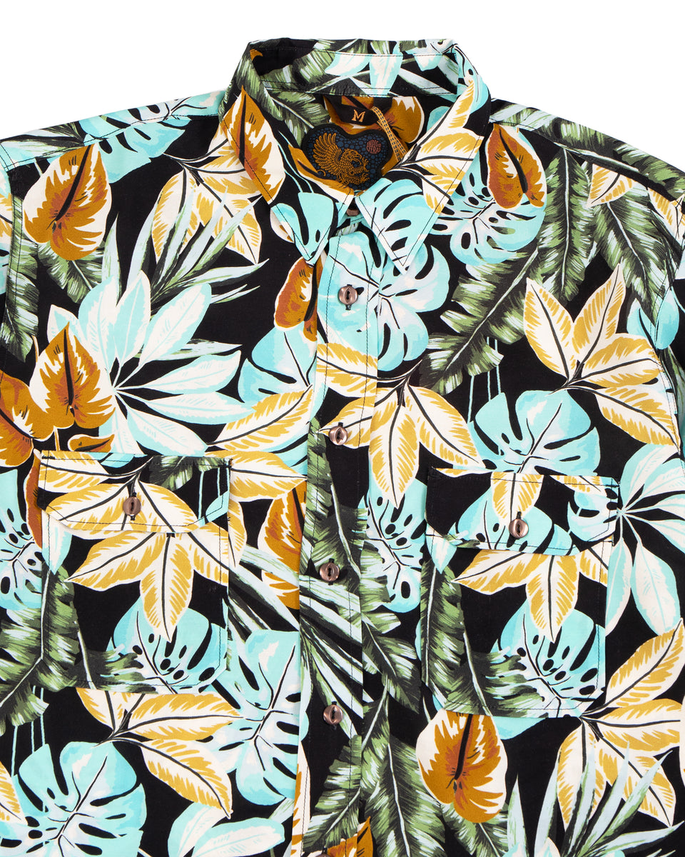 Indigofera Delray Shirt, Hawaii Print