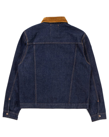 Indigofera Fargo Quarter Jacket, Vintage 70s Denim, Soaked