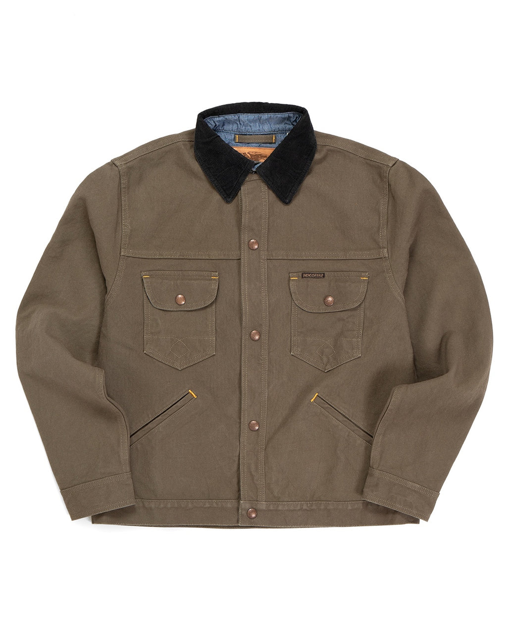 Indigofera Fargo Quarter Jacket, Smithson Canvas, Dark Olive