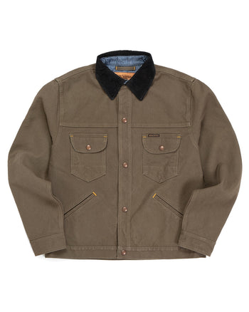 Indigofera Fargo Quarter Jacket, Smithson Canvas, Dark Olive