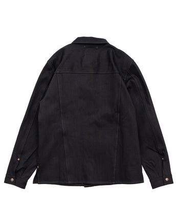 Indigofera Fargo Trucker Jacket, Gunpowder