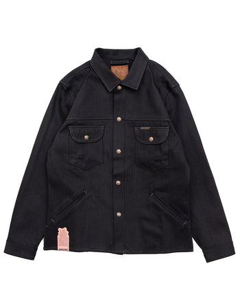 Indigofera Fargo Trucker Jacket, Gunpowder