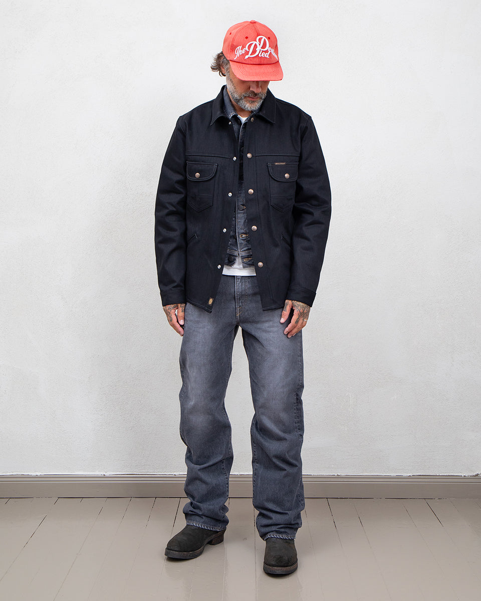 Indigofera Fargo Trucker Jacket, Gunpowder