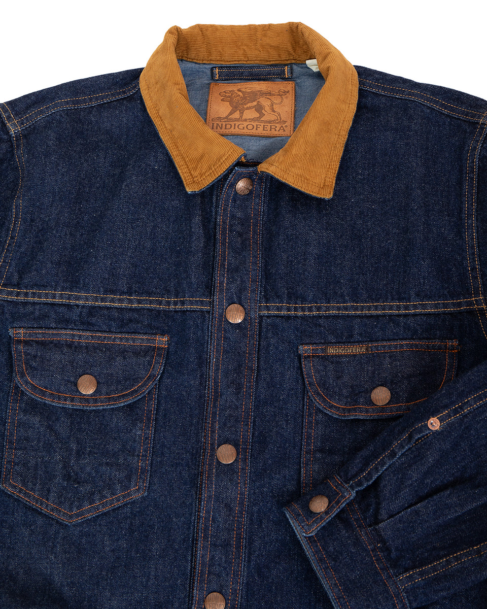 Indigofera Fargo Trucker Jacket, Vintage 70s Denim