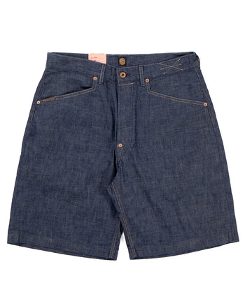 Indigofera Foley Shorts, Military Chambray, Soaked
